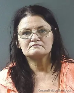 Mugshot of Sherry Lue Hill booked in Posey County, Indiana on April 2, 2026