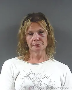 Mugshot of Mindy E Rueger booked in Posey County, Indiana on July 5, 2026