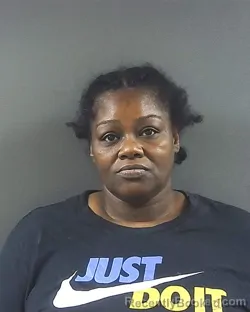 Mugshot of Felicia Farrara Lawrence booked in Posey County, Indiana on August 27, 2026