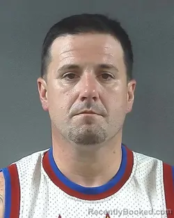 Mugshot of James Jeffrey Moore booked in Posey County, Indiana on September 14, 2026