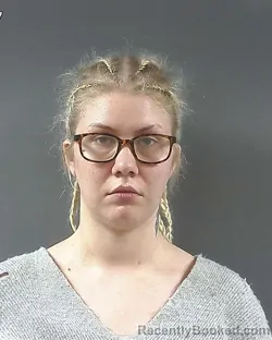 Mugshot of Emily Michelle Pruitt-Joy booked in Posey County, Indiana on March 20, 2026