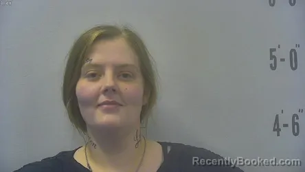 Mugshot of Emily Anne Konrad-Clemons booked in Pulaski County, Indiana on August 24, 2026
