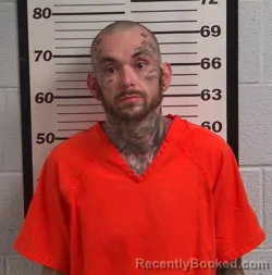 Mugshot of Christopher Wyatt Shipley booked in Jackson County, North Carolina on October 9, 2026