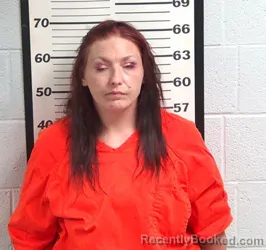 Mugshot of SAMANTHA CONARD MAYHUE booked in Jackson County, North Carolina on June 17, 2026