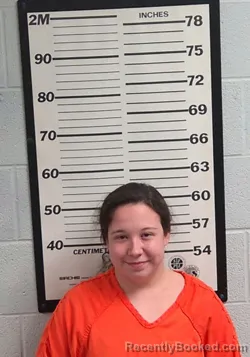 Mugshot of HAILEY MADISON MCCALL booked in Jackson County, North Carolina on March 31, 2026