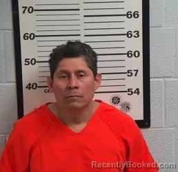 Mugshot of Felipe Merino-Morales booked in Jackson County, North Carolina on October 23, 2026