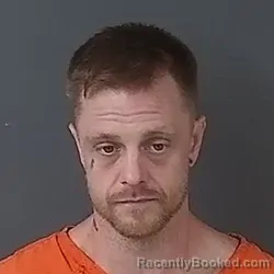 Mugshot of Jared Timothy Robbins booked in Putnam County, Indiana on August 20, 2026