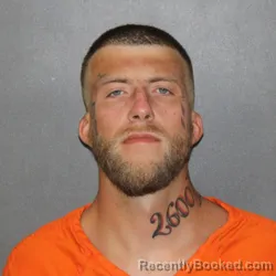 Mugshot of Jarod Michael Brooks booked in Putnam County, Indiana on August 21, 2026