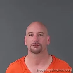 Mugshot of Dustin Michael Strube booked in Putnam County, Indiana on July 3, 2026