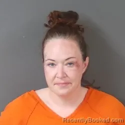 Mugshot of Ashleigh Lynn Hamm booked in Putnam County, Indiana on September 1, 2026