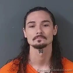 Mugshot of Braiden Lewis Hinshaw booked in Putnam County, Indiana on September 29, 2026