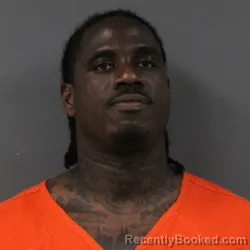 Mugshot of James Qudellus Bryant booked in Putnam County, Indiana on July 8, 2026