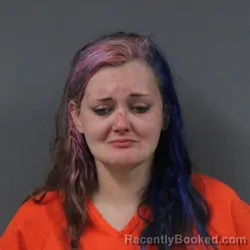 Mugshot of Krisdeona Elizabeth Parrish booked in Putnam County, Indiana on May 18, 2026