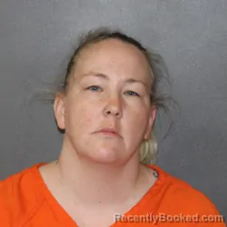 Mugshot of Justina Dobson booked in Putnam County, Indiana on August 3, 2026