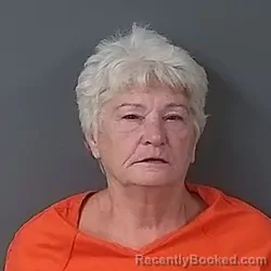Mugshot of Connie Hague booked in Putnam County, Indiana on August 8, 2026