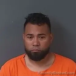 Mugshot of Javier Orlin Castro Borjas booked in Putnam County, Indiana on August 20, 2026