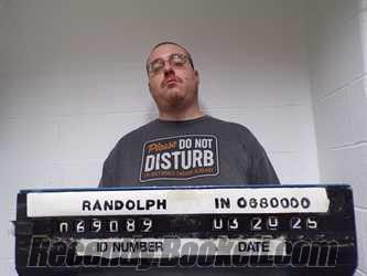 Booking photo from Randolph County, Indiana