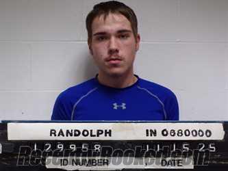 Booking photo from Randolph County, Indiana