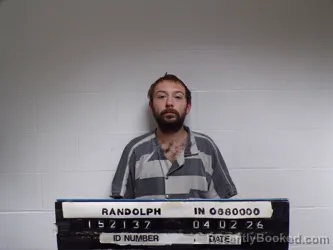 Mugshot of Timothy Andrew York booked in Randolph County, Indiana on April 2, 2026