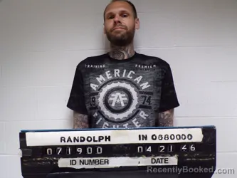 Mugshot of David M Kelly booked in Randolph County, Indiana on April 21, 2026