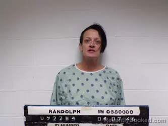 Mugshot of Jessica Lee Hunt booked in Randolph County, Indiana on April 7, 2026