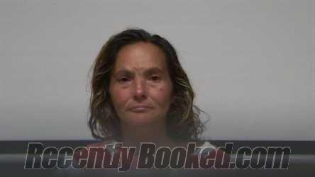 Mugshot of Jamie Yvonne Bialk booked in Rush County, Indiana on October 13, 2026