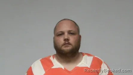 Mugshot of Joseph Michael McCullough booked in Rush County, Indiana on March 24, 2026