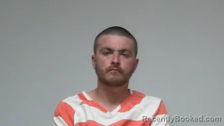 Mugshot of Austin Dewayne Pinkerton booked in Rush County, Indiana on April 12, 2026