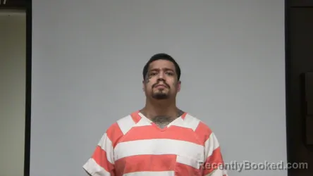 Mugshot of Mario Alberto Herrera booked in Rush County, Indiana on April 22, 2026