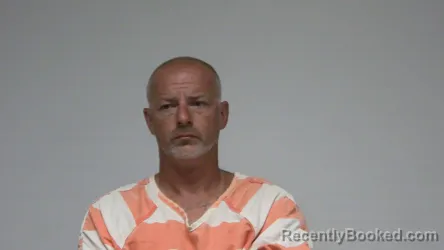 Mugshot of James Richard Pogue booked in Rush County, Indiana on July 13, 2026