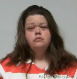 Mugshot of Brandy Mischell Collins booked in Rush County, Indiana on April 8, 2026