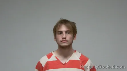 Mugshot of DYLAN BRADLEY MARTZ booked in Rush County, Indiana on March 18, 2026