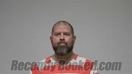 Booking photo from Rush County, Indiana