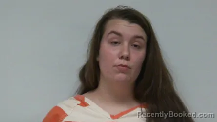 Mugshot of Paige Nicole Dunn booked in Rush County, Indiana on September 4, 2026