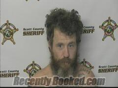Booking photo from Scott County, Indiana