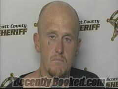 Booking photo from Scott County, Indiana