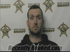 Booking photo from Scott County, Indiana
