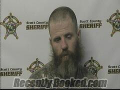 Booking photo from Scott County, Indiana