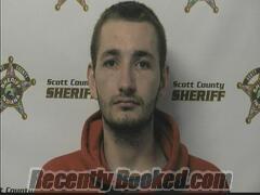 Booking photo from Scott County, Indiana