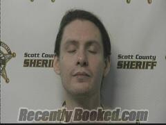 Booking photo from Scott County, Indiana