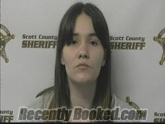 Booking photo from Scott County, Indiana