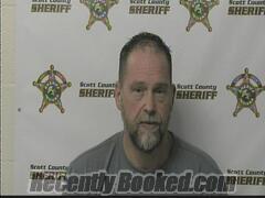 Booking photo from Scott County, Indiana