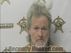 Booking photo from Scott County, Indiana