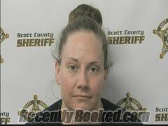 Booking photo from Scott County, Indiana