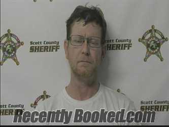 Booking photo from Scott County, Indiana