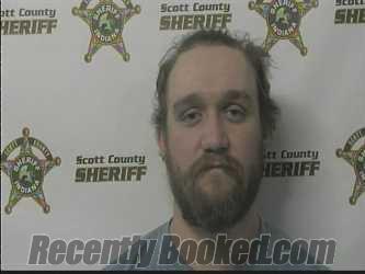 Booking photo from Scott County, Indiana