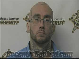 Booking photo from Scott County, Indiana