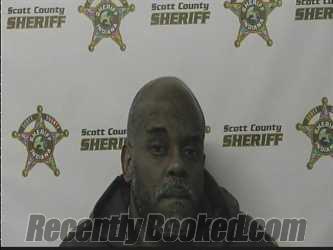 Booking photo from Scott County, Indiana