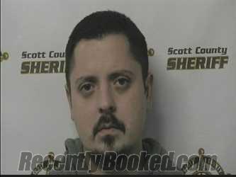 Booking photo from Scott County, Indiana