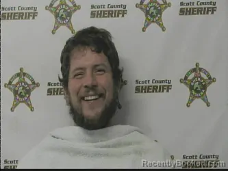 Booking photo from Scott County, Indiana